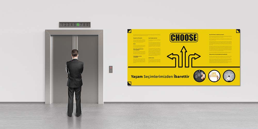 Yaşam Seçimlerimizden İbarettir Duvar Dekoru 3087