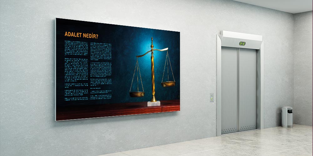 Adalet Temalı Fakülte Duvar Dekoru Poster 3139