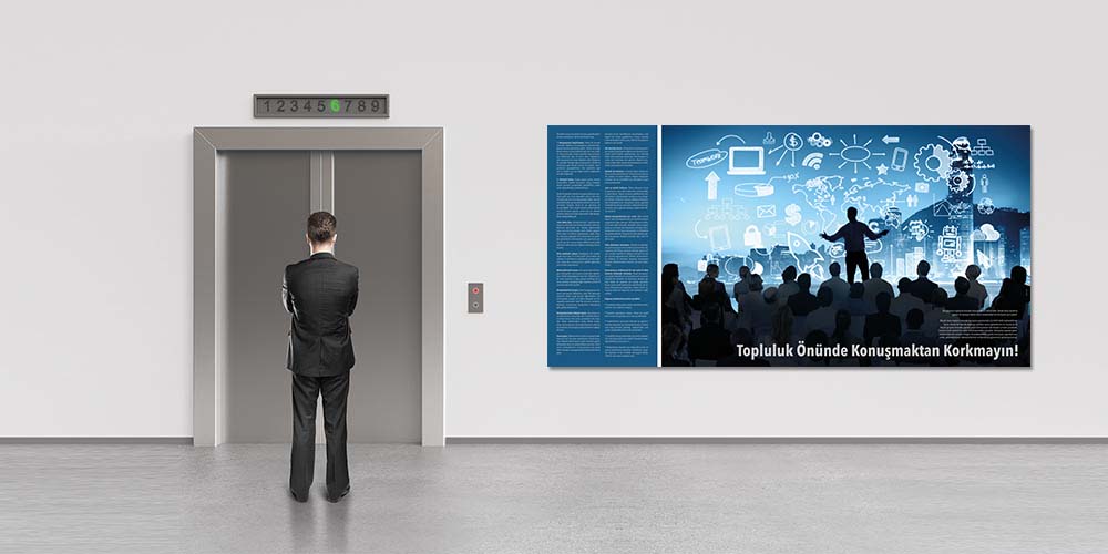 Topluluk Önünde Konuşmaktan Korkmayın Duvar Dekoru 3086