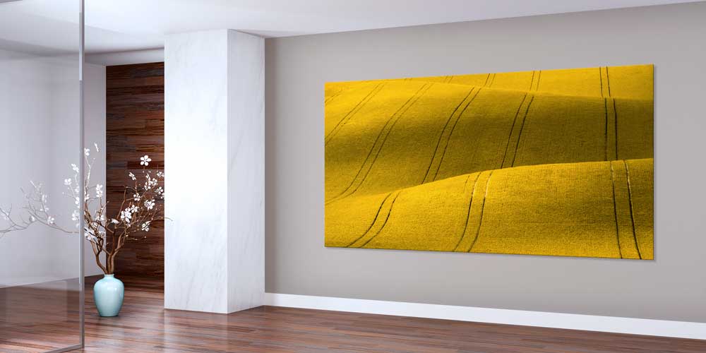 Altın Sarısı Tarla Manzarası Büyük Ebat Duvar Dekor Ürünü 12485