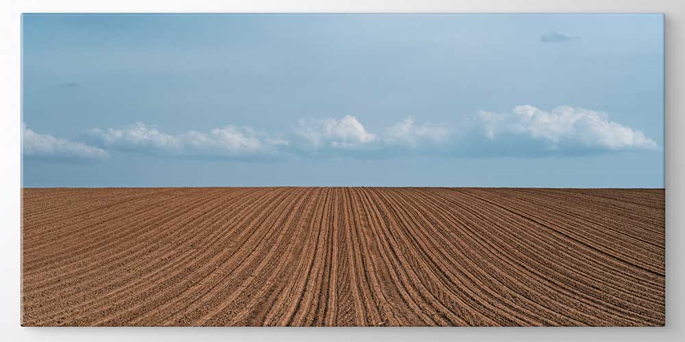 farm-wall-decoration-12488-03 Sürülmüş Tarla ve Ufuk Manzarası Büyük Ebat Duvar Dekor Ürünü 12488