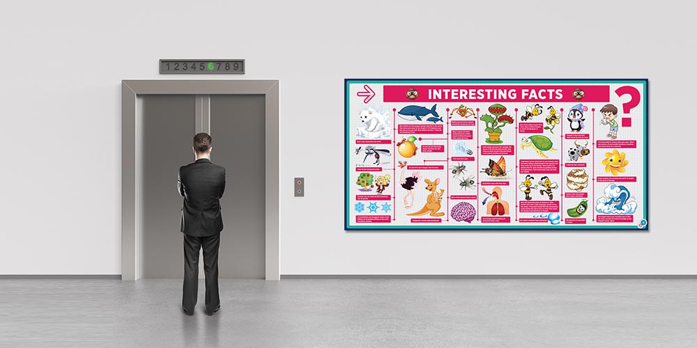 İlginç Gerçekler Bilim Posteri - Okul ve Sınıf Duvar Dekoru 4030