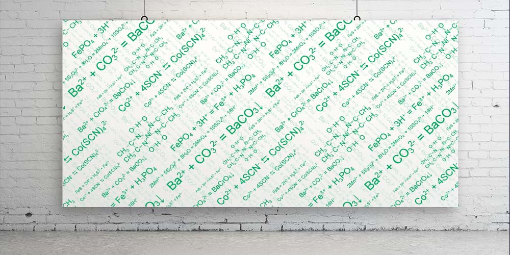Kimyasal Formüller Duvar Kağıdı - Fen ve Kimya Sınıfları İçin Duvar Tasarımı 1118
