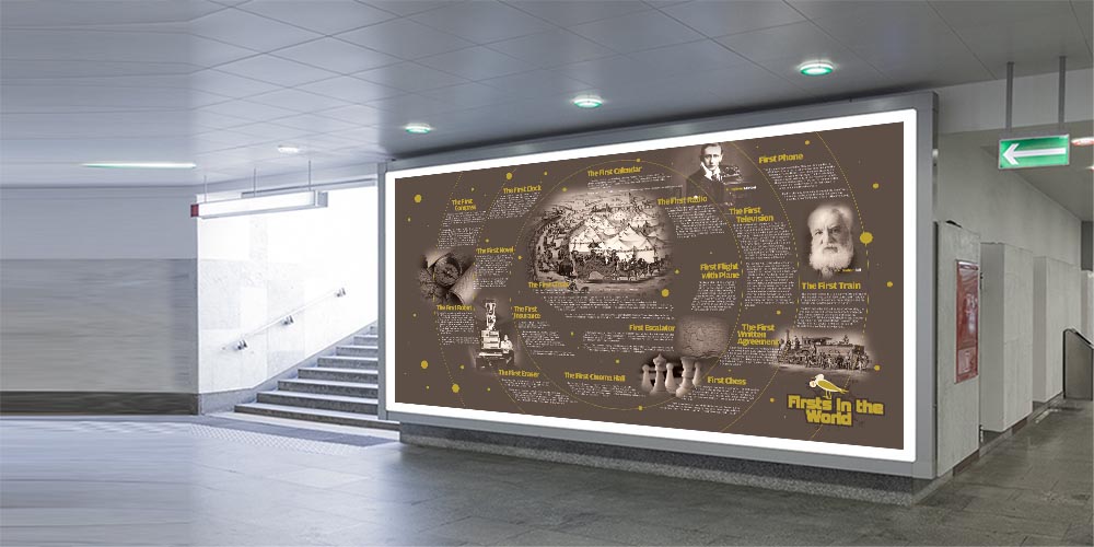 fen-teknoloji-duvar-posterleri-4029-03 "Dünyada İlkler" Fen ve Teknoloji Tarihi Posteri - Eğitici Duvar Dekoru 4029