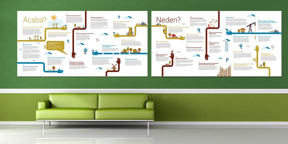 Bilim ve Merak Soruları Posteri - Fen Teknoloji Duvar Panosu F-410