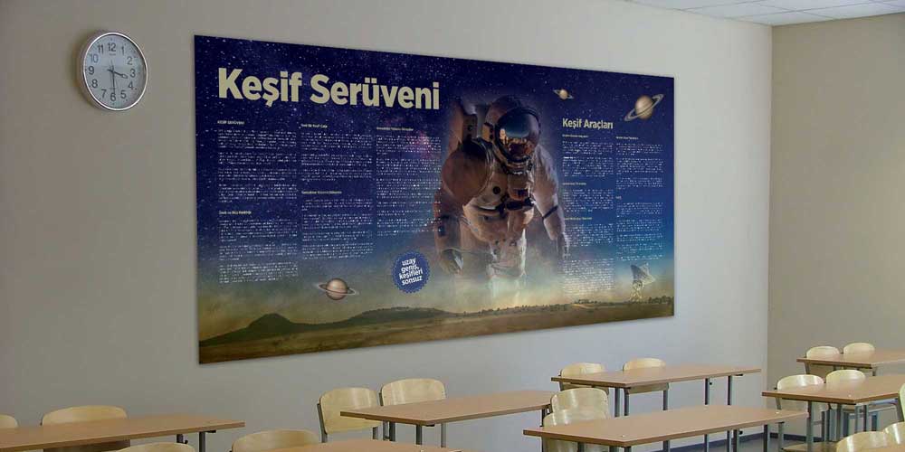 Keşif Serüveni Posterleri - Keşif Araçları Eğitici Duvar Dekoru F-422