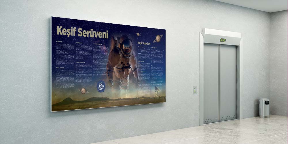 Keşif Serüveni Posterleri - Keşif Araçları Eğitici Duvar Dekoru F-422