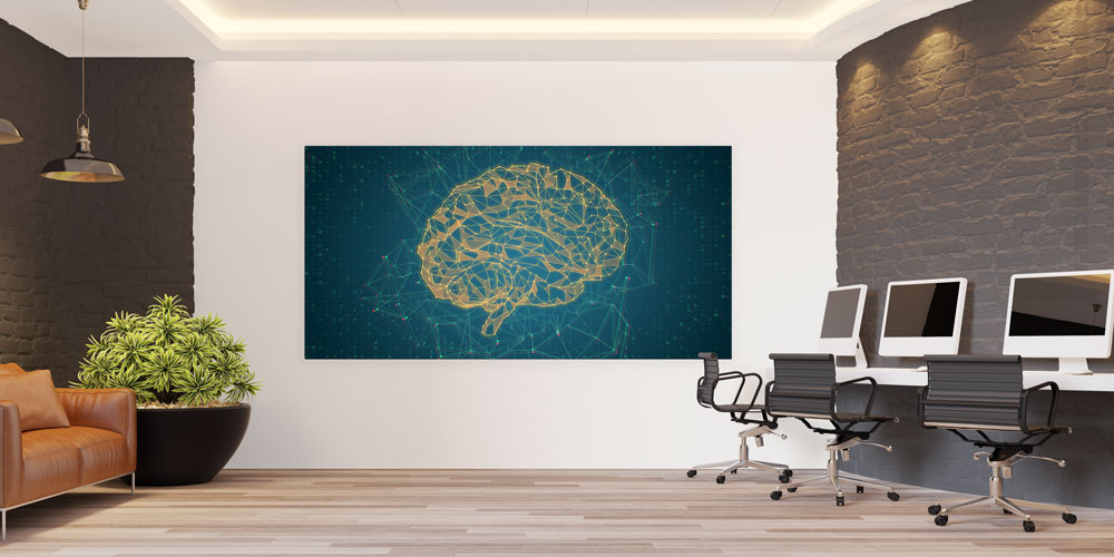 Finans ve Ticaret Temalı Büyük Ebat Duvar Dekoru 7953