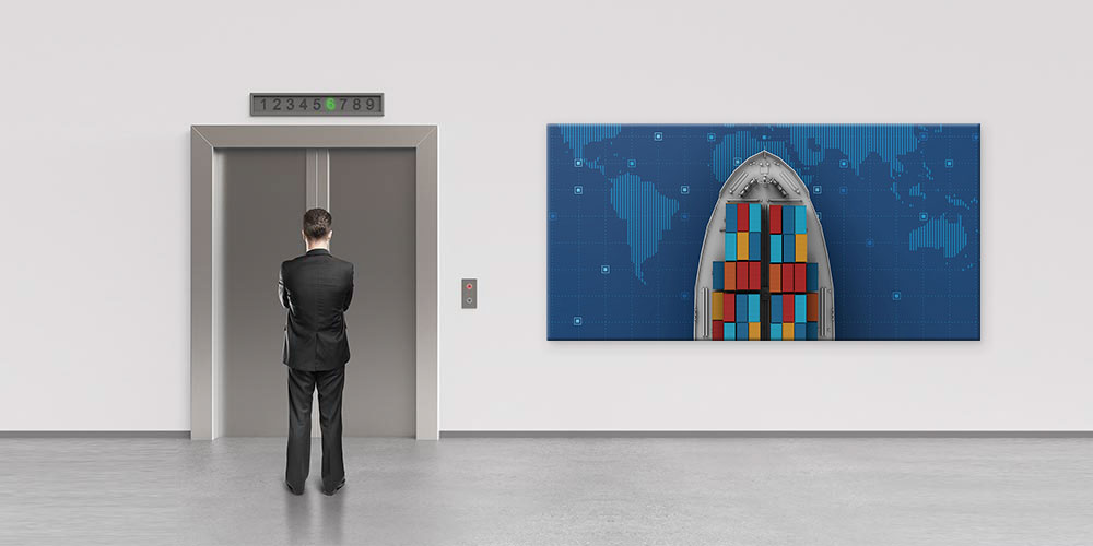 Lojistik ve Deniz Taşımacılığı Temalı Büyük Ebat Duvar Dekoru 7957