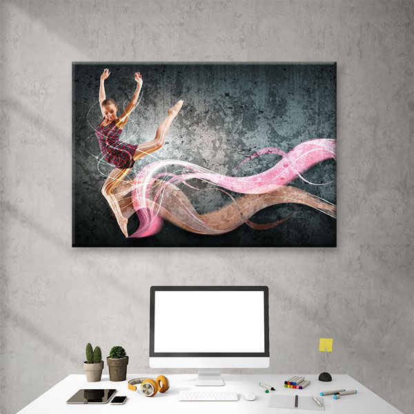 fintess-wall-decor-5789-03 Estetik Dans Kanvas Tablo – 5789