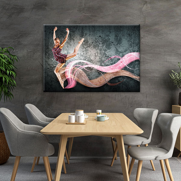 fintess-wall-decor-5789-04 Estetik Dans Kanvas Tablo – 5789