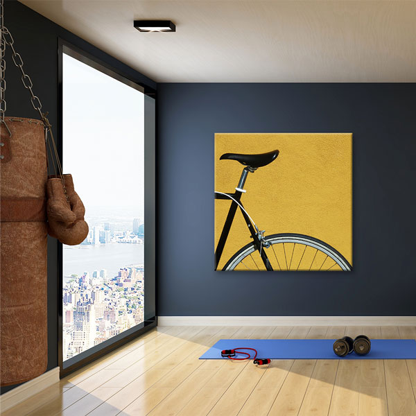fitness-wall-art-5809-02 Minimal Bisiklet Kanvas Tablo – 5809