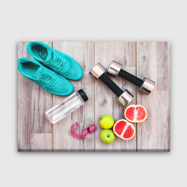 fitness-wall-decor-5785-00 Sağlıklı Yaşam Fitness Kanvas Tablo – 5785