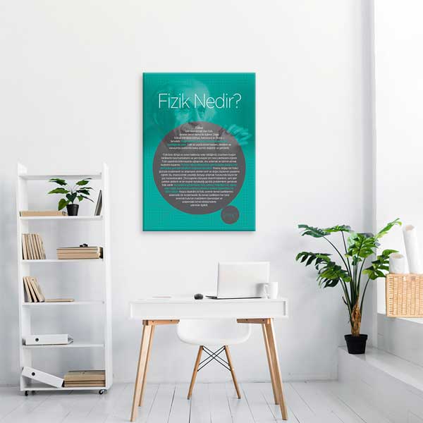 "Fizik Nedir?" Bilimsel Tanım Posteri - Okul ve Eğitim Kurumları İçin G-401