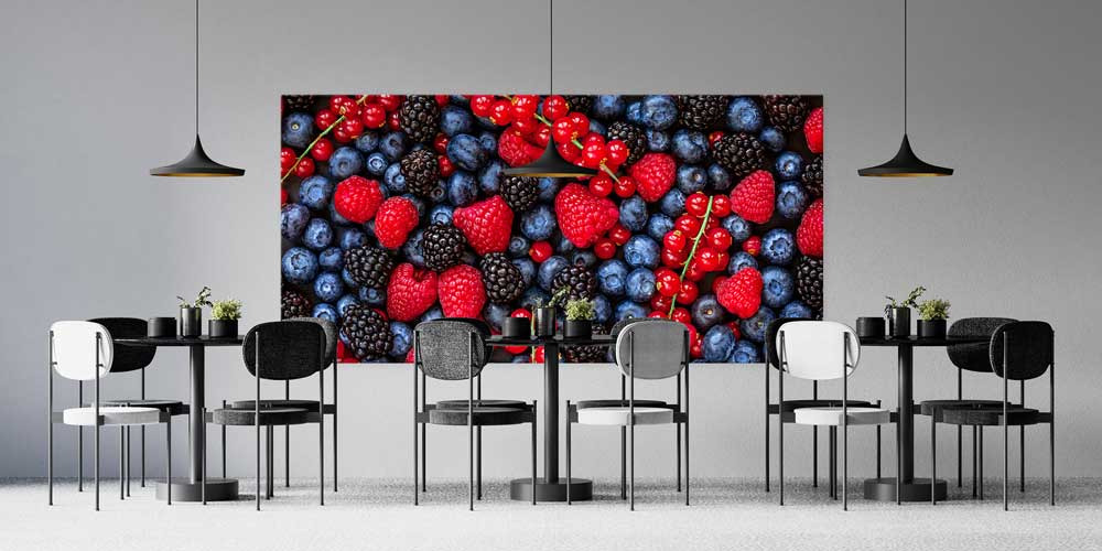 Orman Meyveleri Temalı Büyük Ebat Duvar Dekoru – 12426