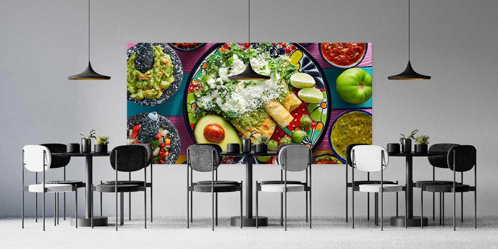 food-big-size-wall-art-12416-02 Meksika Lezzetleri ve Guacamole Temalı Büyük Ebat Duvar Dekoru – 12416