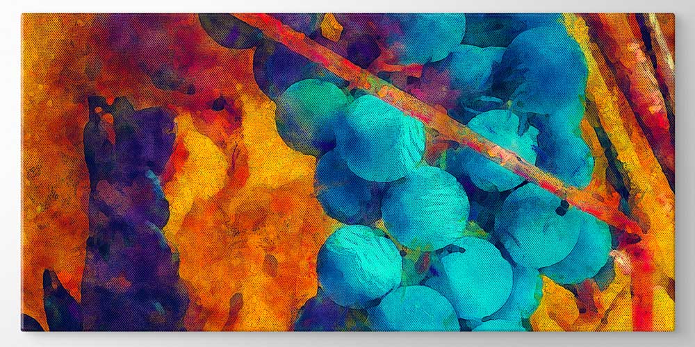 Soyut Üzüm Salkımı Temalı Büyük Ebat Duvar Dekoru – 12425