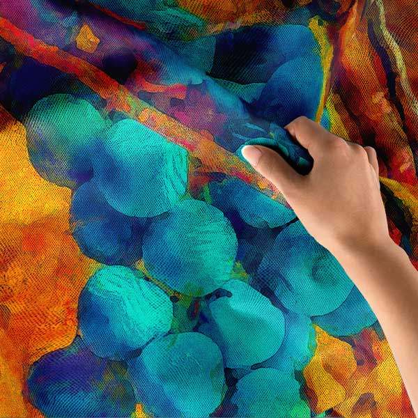 Soyut Üzüm Salkımı Desenli Duvar Örtüsü 12502