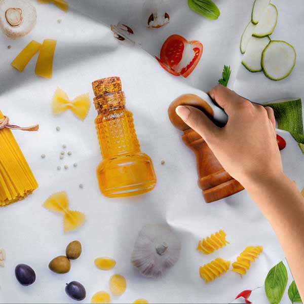 Makarna ve Baharat Kompozisyonu Duvar Örtüsü 12509