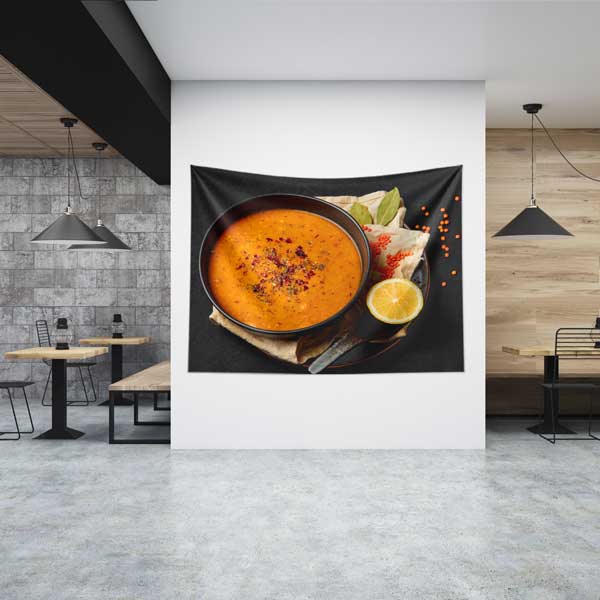 food-wall-art-decor-12580-00 Mercimek Çorbası Duvar Örtüsü 12580
