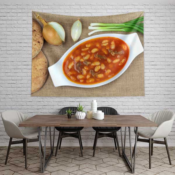 food-wall-art-decor-12582-03 Kuru Fasulye Duvar Örtüsü 12582