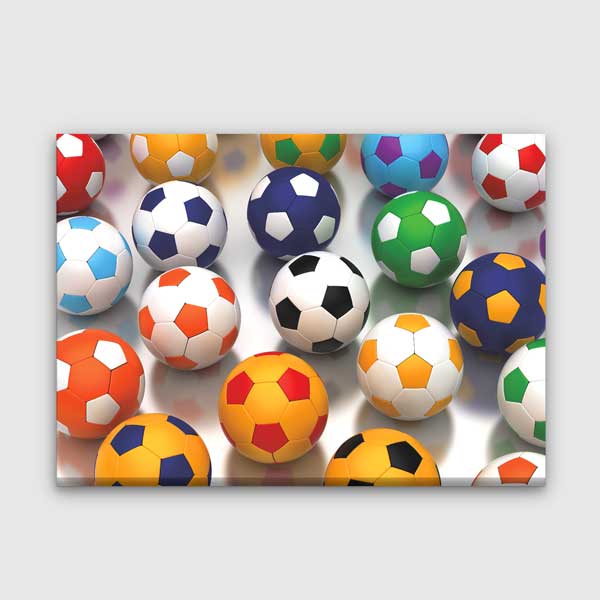 futbol-duvar-dekor-5793-00 Renkli Futbol Kanvas Tablo – 5793