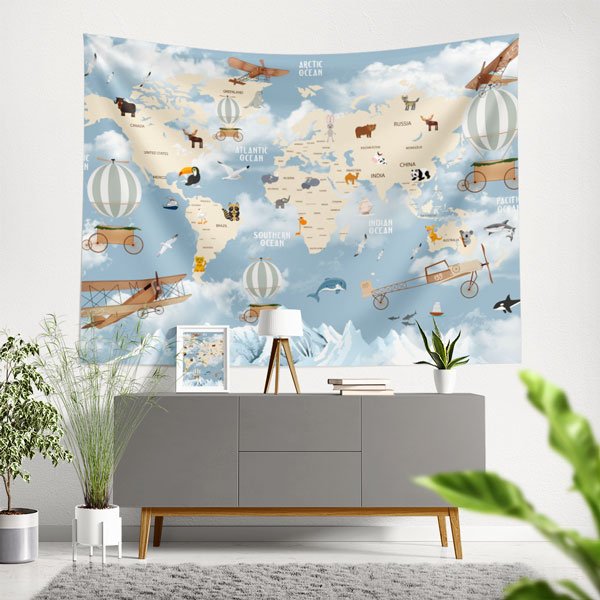 Macera Haritası Duvar Örtüsü 10339