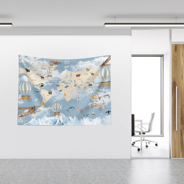 Macera Haritası Duvar Örtüsü 10339