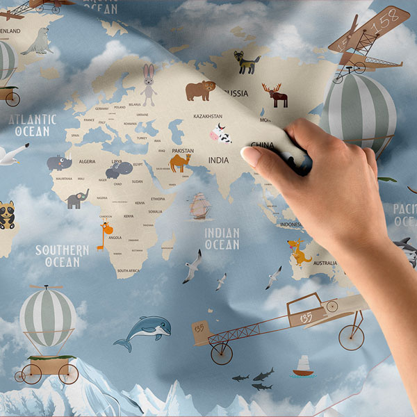 Macera Haritası Duvar Örtüsü 10339