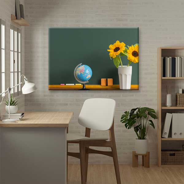 Sınıf Ortamı Temalı Dekoratif Eğitim Tablosu - Okul Dekoru – G-113