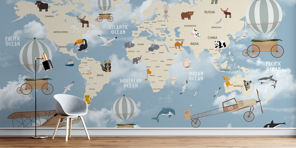 Macera Haritası Duvar Kağıdı 10311