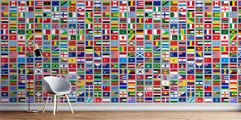 Dünya Bayrakları Duvar Kağıdı 1023