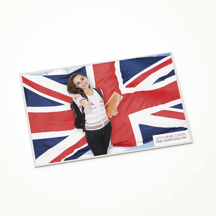 Let's Read, Listen and Learn English Eğitim Posteri – 3254