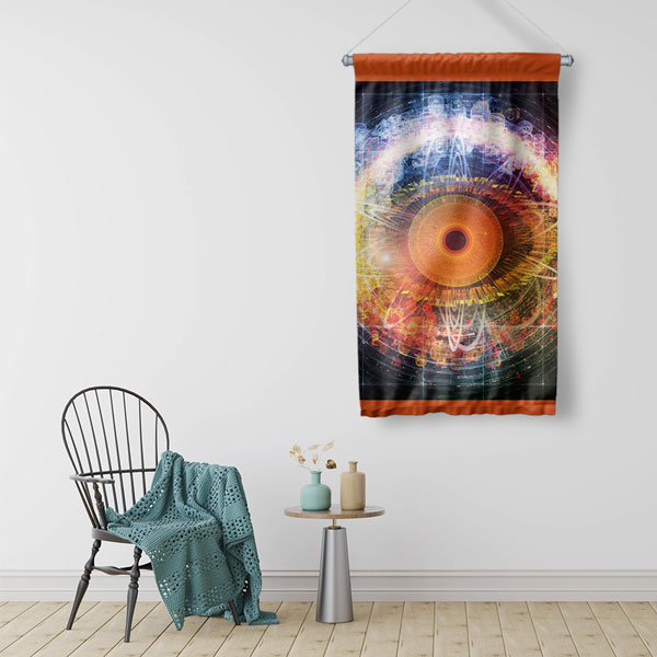 Göz Sağlığı Temalı Dekoratif Duvar Flaması 8196