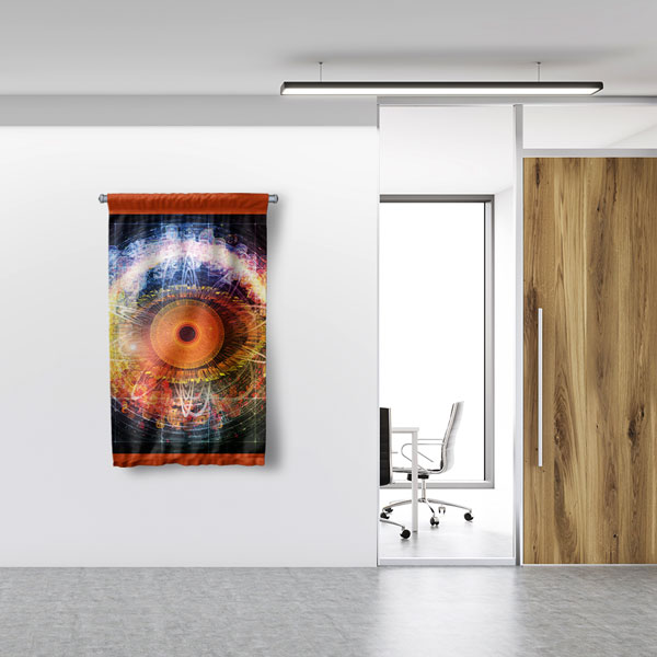 Göz Sağlığı Temalı Dekoratif Duvar Flaması 8196