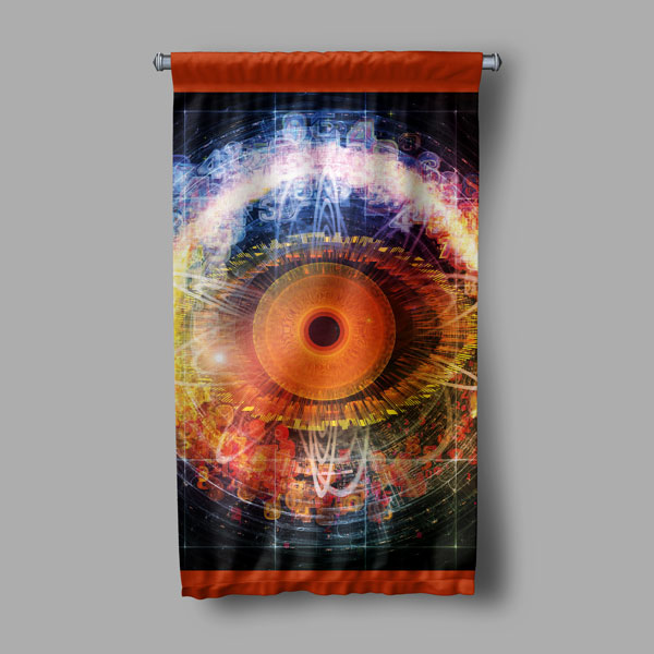 Göz Sağlığı Temalı Dekoratif Duvar Flaması 8196