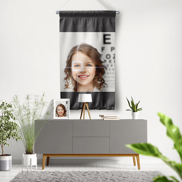 Çocuk Göz Sağlığı Temalı Duvar Flaması 8195