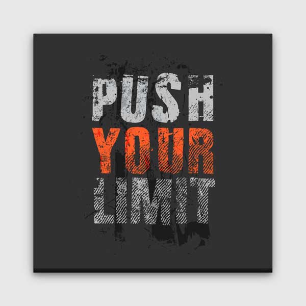 Push Your Limit Kanvas Tablo – 5801