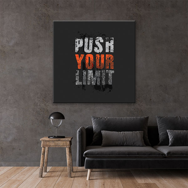 Push Your Limit Kanvas Tablo – 5801