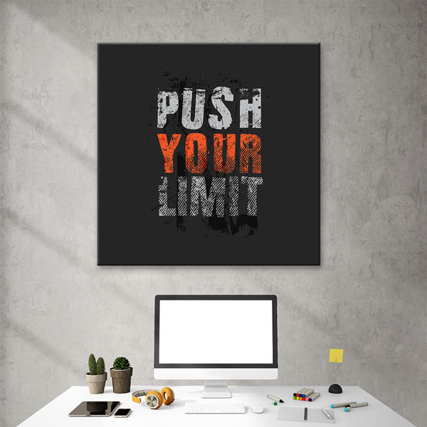 Push Your Limit Kanvas Tablo – 5801