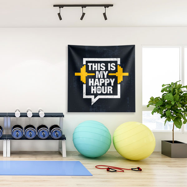 This Is My Happy Hour Duvar Örtüsü 5875