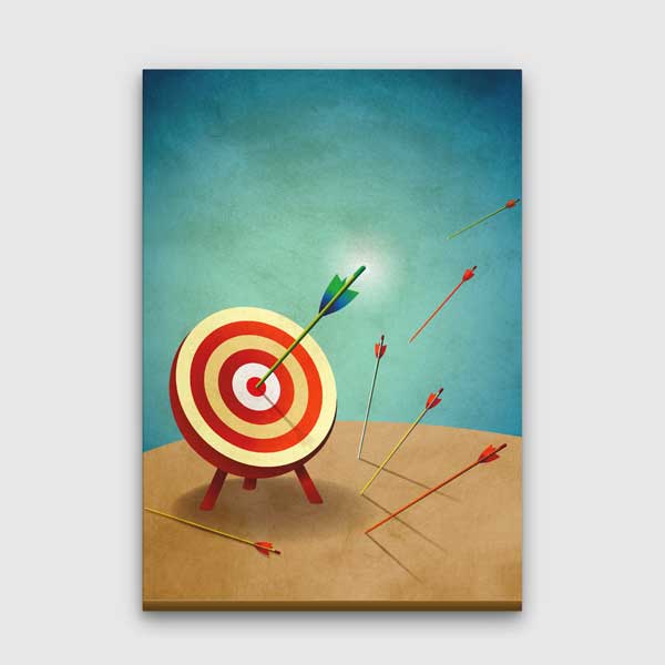 Hedefi Vur Kanvas Tablo – 5812
