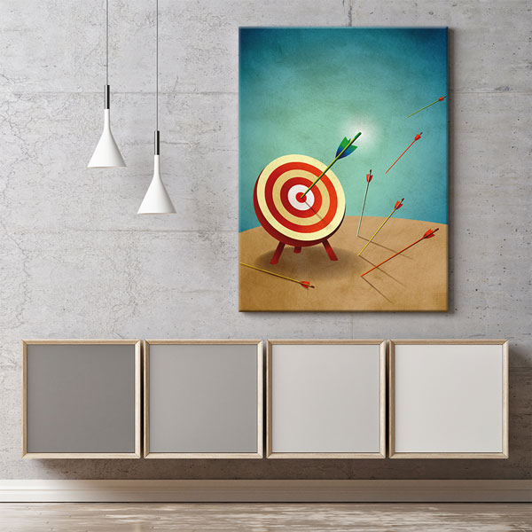 Hedefi Vur Kanvas Tablo – 5812