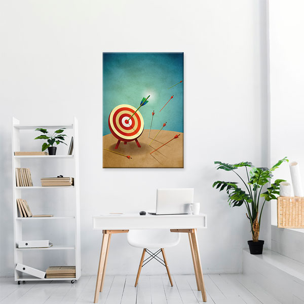 Hedefi Vur Kanvas Tablo – 5812