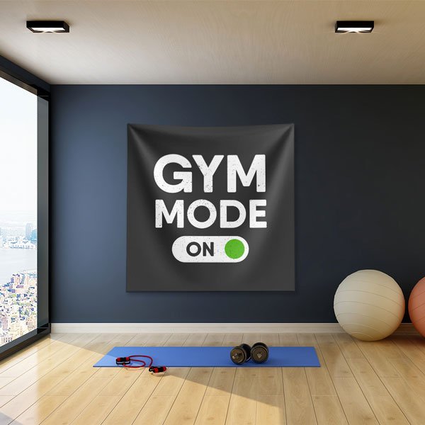 Gym Mode On Duvar Örtüsü 5874