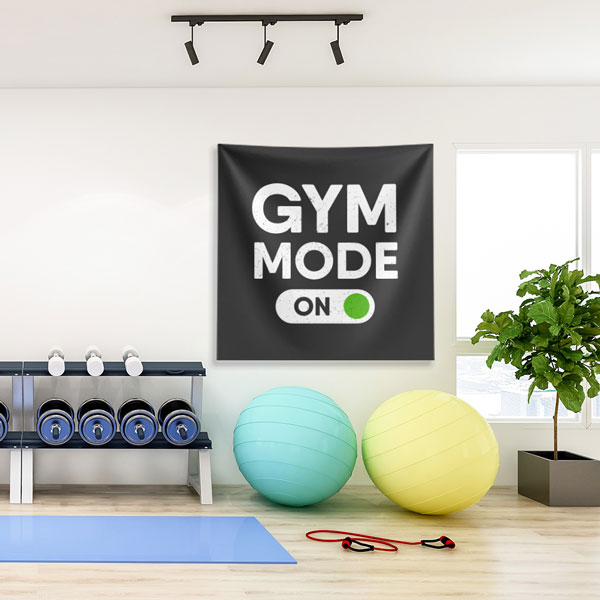 Gym Mode On Duvar Örtüsü 5874