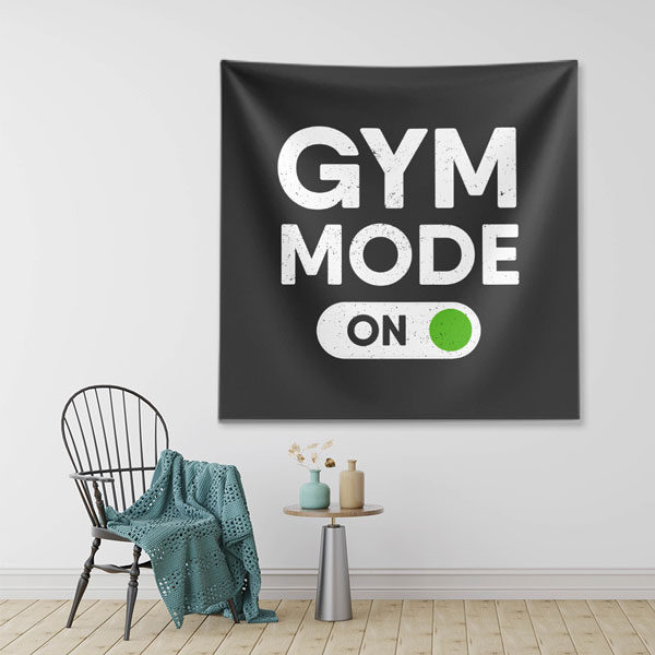 Gym Mode On Duvar Örtüsü 5874