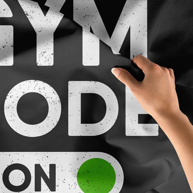 Gym Mode On Duvar Örtüsü 5874