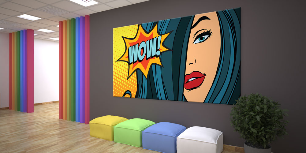 Pop Art WOW Duvar Dekoru 7931
