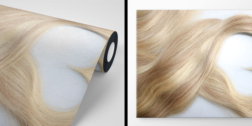 hairdresser-shop-wall-decor-5707-03 Sarı Saç Desenli Modern Kuaför Duvar Kağıdı 5707